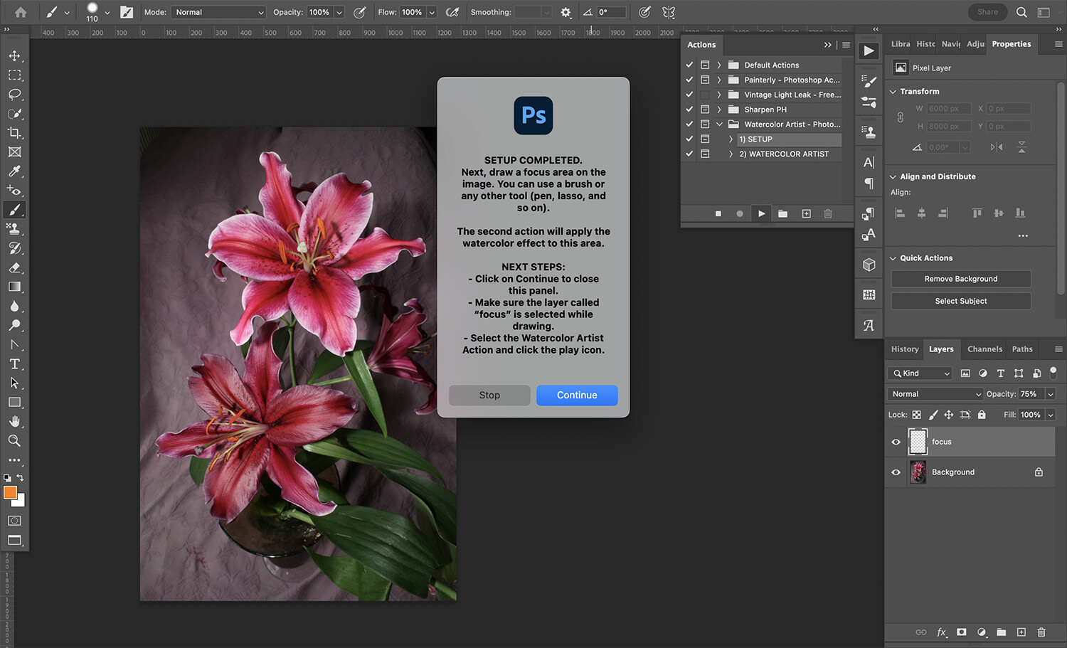 How to create a watercolor effect in Photoshop
