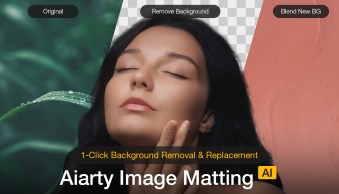 Aiarty Image Matting: Photographer’s Secret to Streamlined and Flawless AI Background Removal
