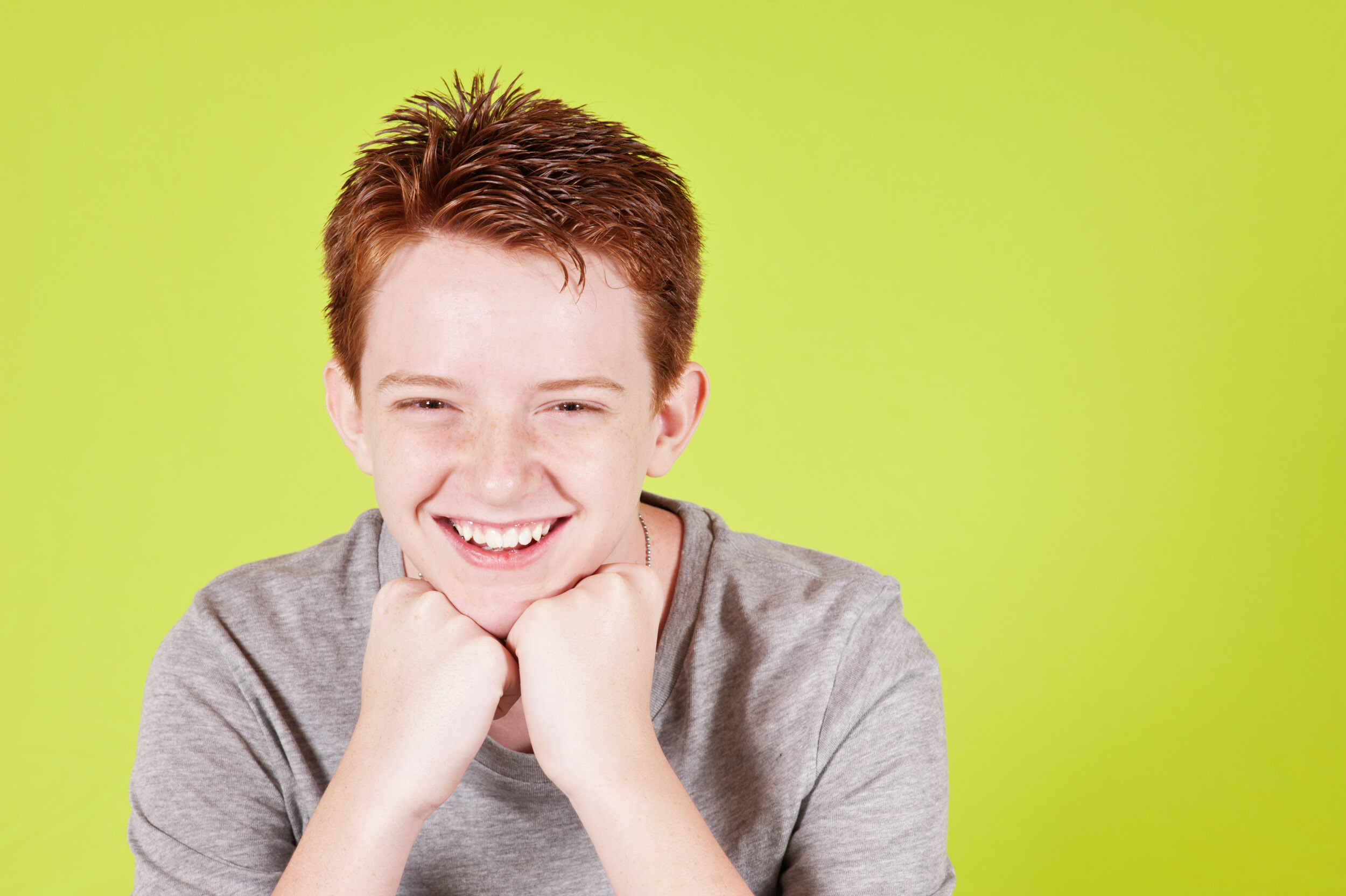 happy teen boy front light photography